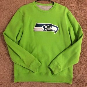 Seattle Seahawks Russell Wilson Size Small Crewneck Sweatshirt